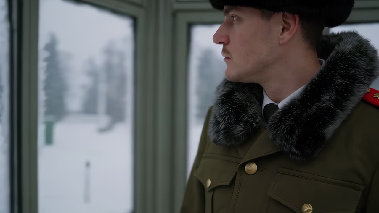 Soldier in Winter Uniform