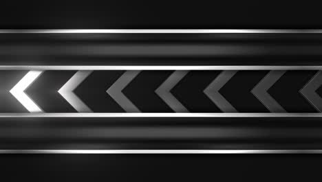 abstract dark background with silver metallic arrows