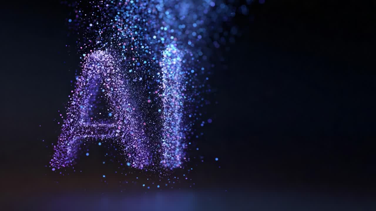 Transformative Evolution of AI Representation: From Sparkling Particles to Smooth Gradients in Stunning Visuals