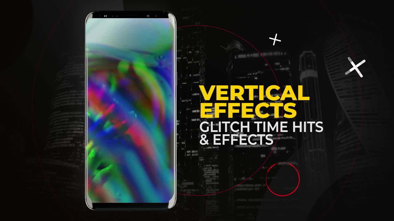 Effetti e risultati glitch verticali temporali