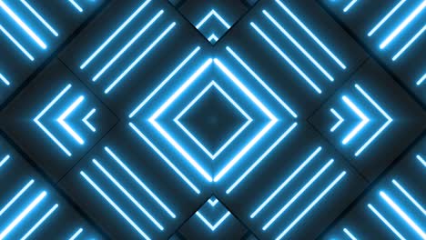 patrón geométrico de neón abstracto