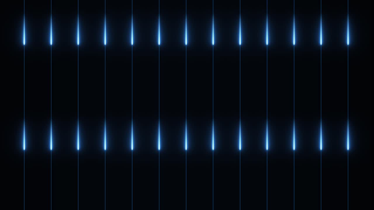 Abstract Neon Blue Lights Pattern