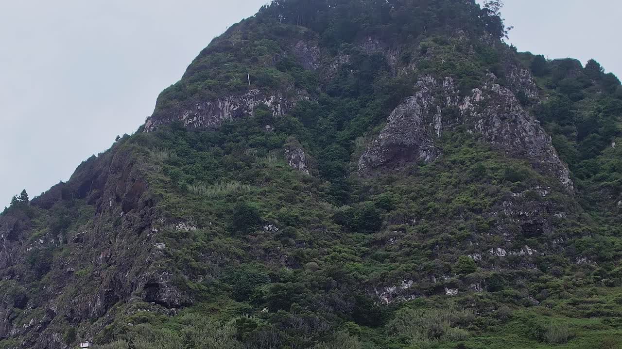 Drone captures lush mountain views in Madeira, Portugal