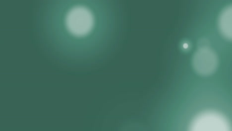 animation of light spots on green background