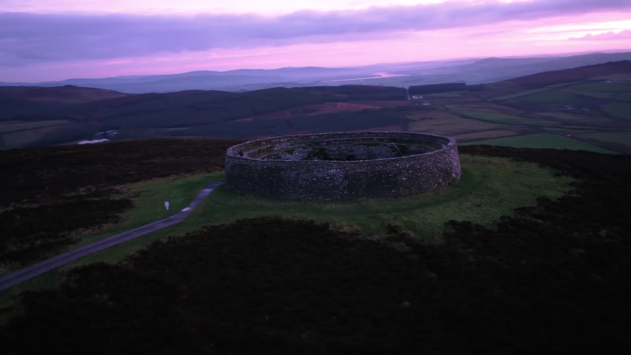 grianan de aileach ring fort, donegal, irlanda. ¿dónde está su casa?