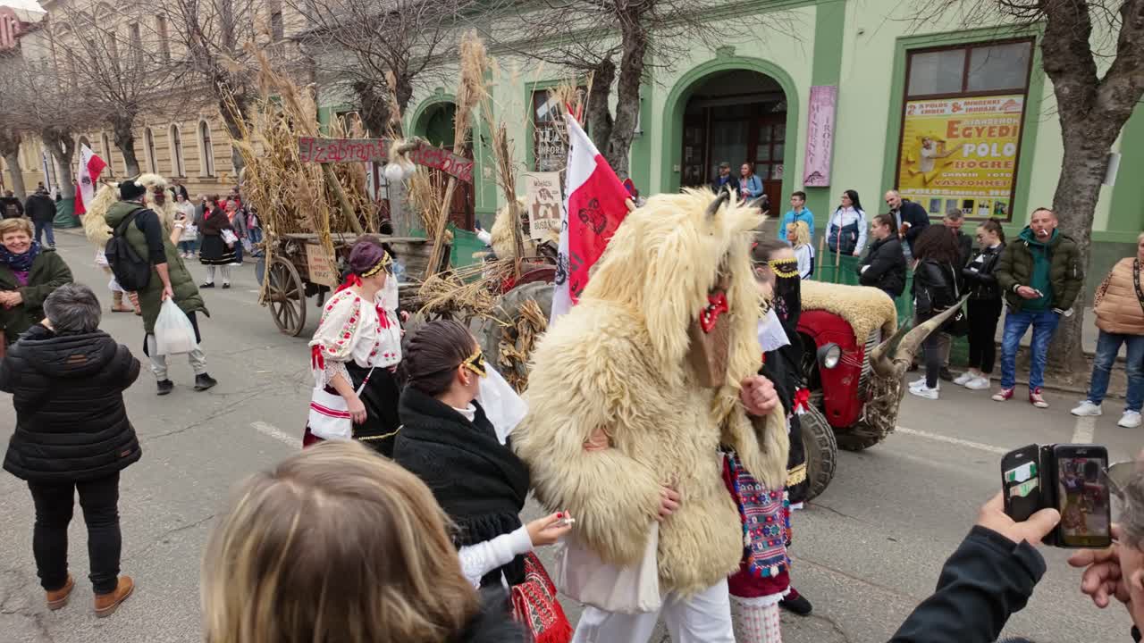 Traditional Romanian Carnival Parade