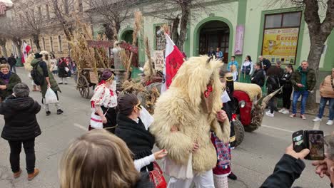 Traditional Romanian Carnival Parade