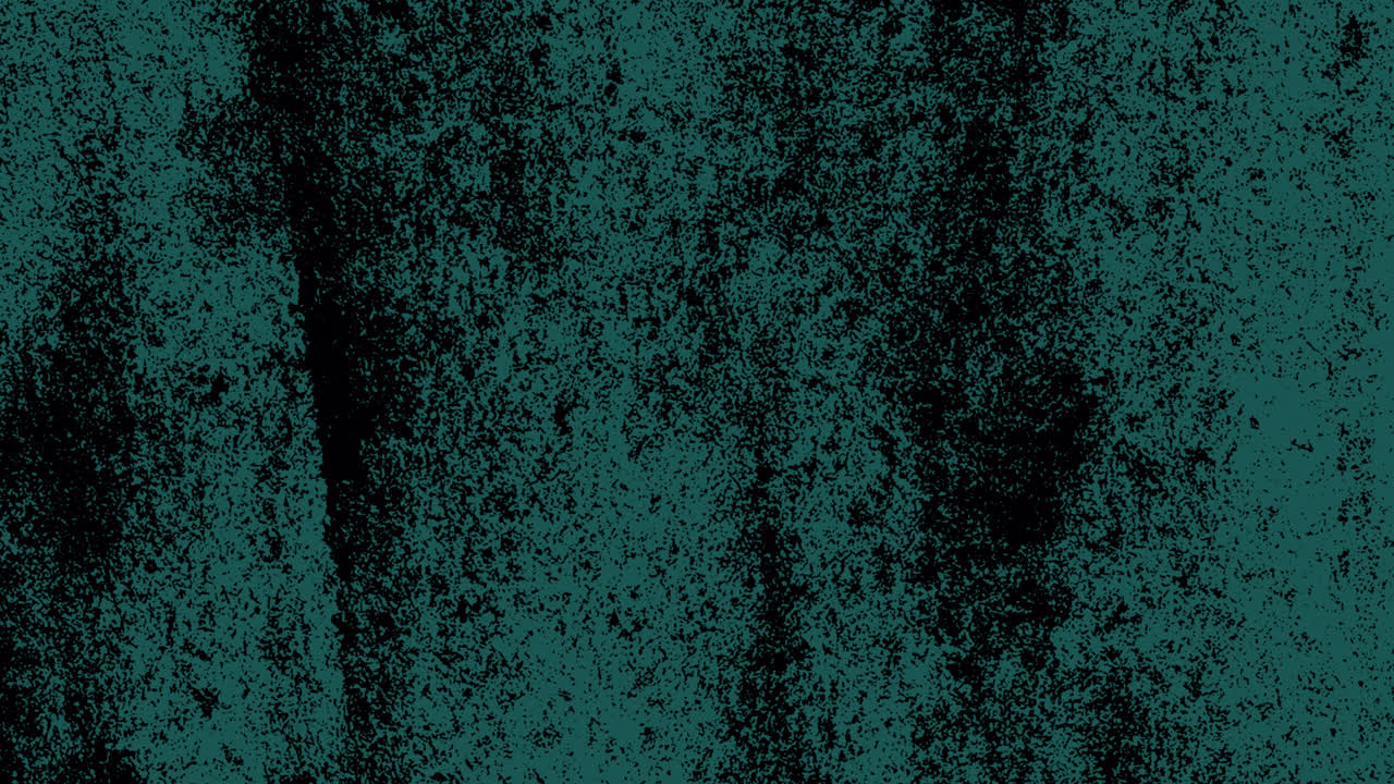 Fundo Animado com Textura Desgastada Grunge em Verde-Azulado Escuro