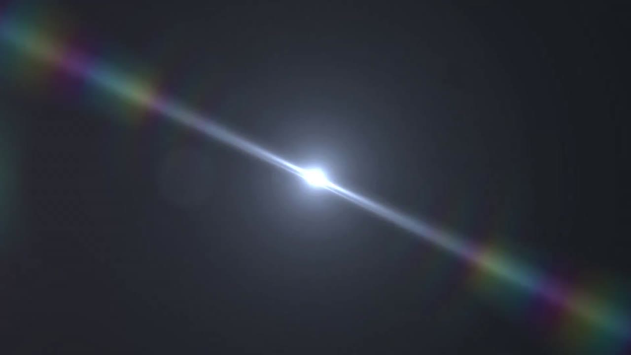 paquete de cinco bengalas mixtas con manchas brillantes de luz y bengala de lente