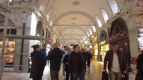 a bustling street market in istanbul, turkey.