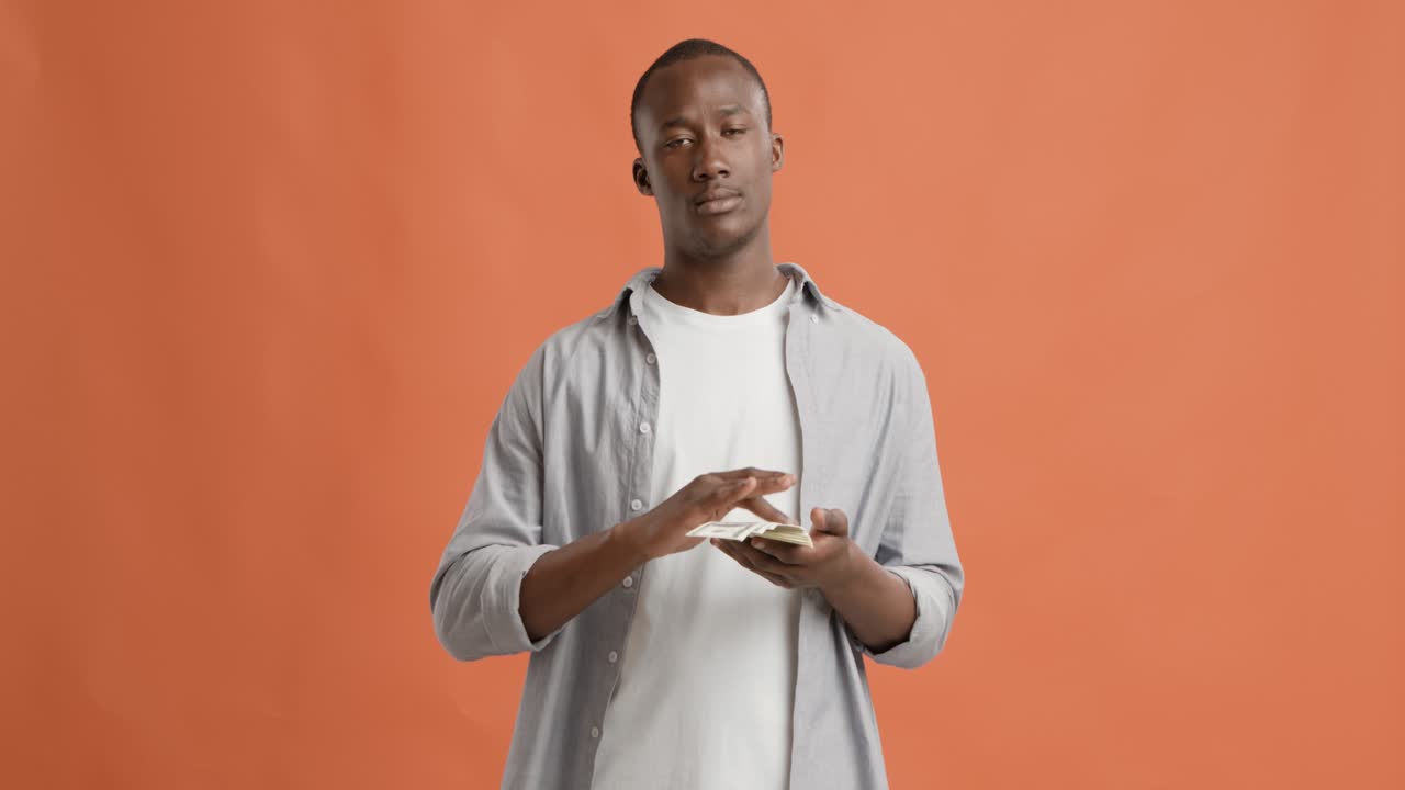 Man Holding Money