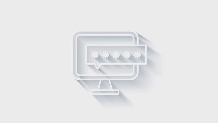 Social media 3D shadow icon design isolated on white background. Outline web icon. Motion graphics.