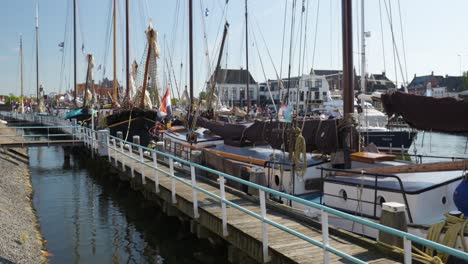 dutch canal scene with boats