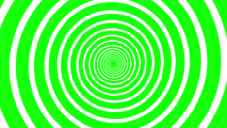 rotating animation of vortex illustration (4k) | green background for chroma key use