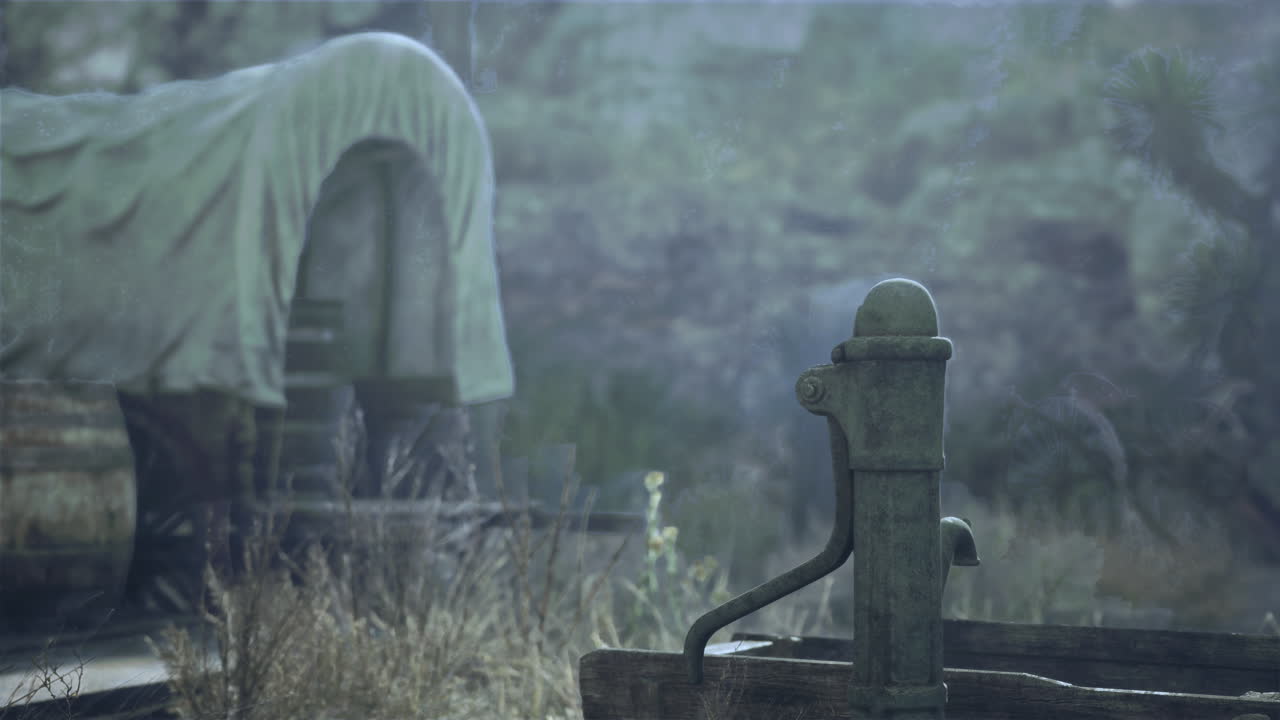 오래된 물 프와 인 마차