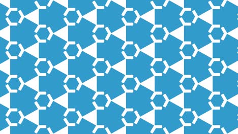 diseño de patrón sin costuras animado flotante