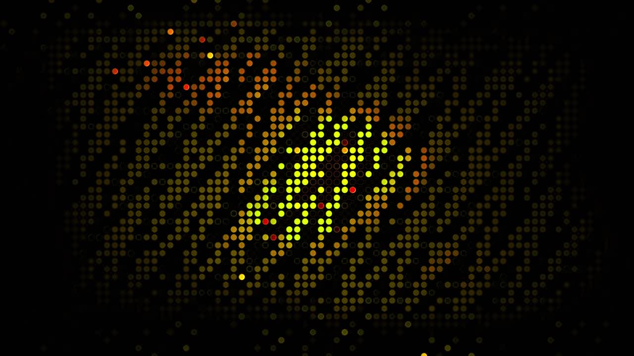 Abstract Digital Art Background with Dots