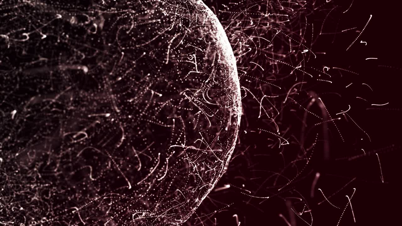 4K-Particle world background