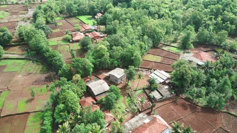 Vista-De-Pájaro-De-La-Casa-Del-Pueblo