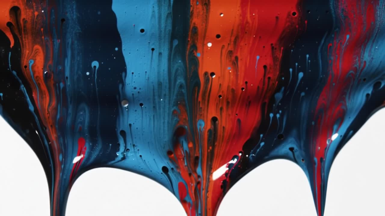 Dripping Paint Abstract Art