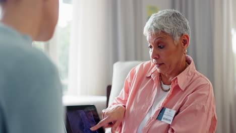 doctor, patient and tablet for x ray