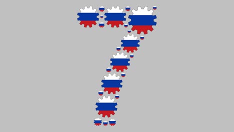 el número siete ruso.