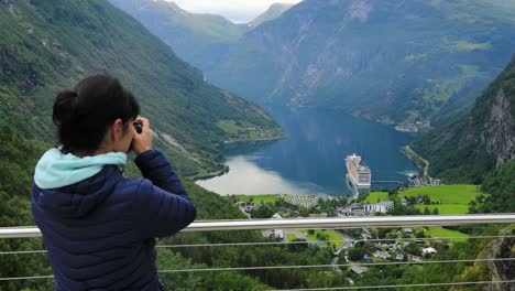 nature photographer geiranger fjord, beautiful nature norway.