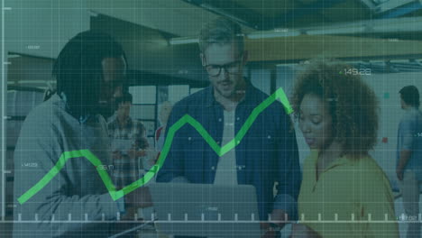 Animación-Del-Procesamiento-De-Datos-Financieros-Sobre-Diversos-Empresarios-En-El-Cargo