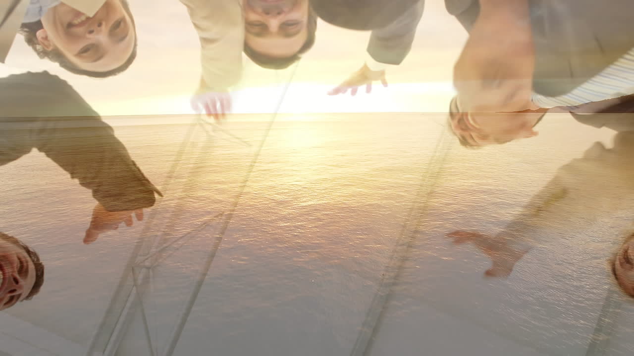 성공을 축하하는 팀