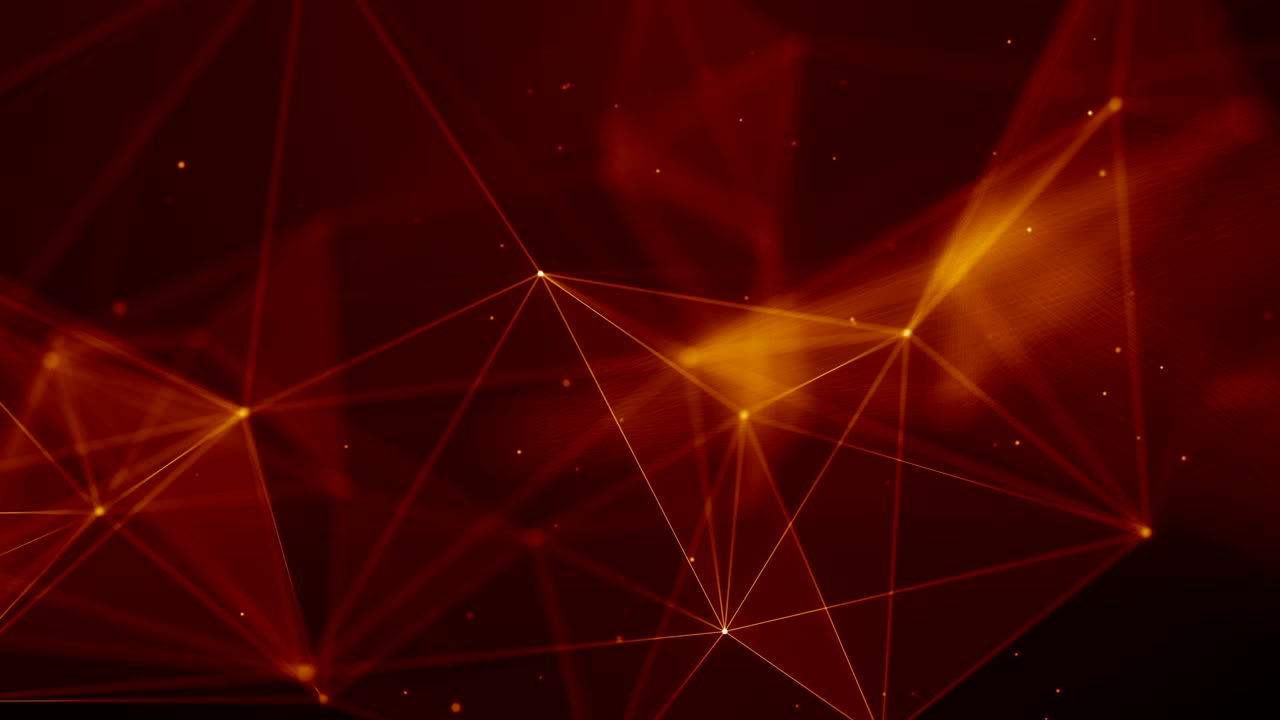 plexus abstracto de red títulos de tecnología ciencia de fondo bucle