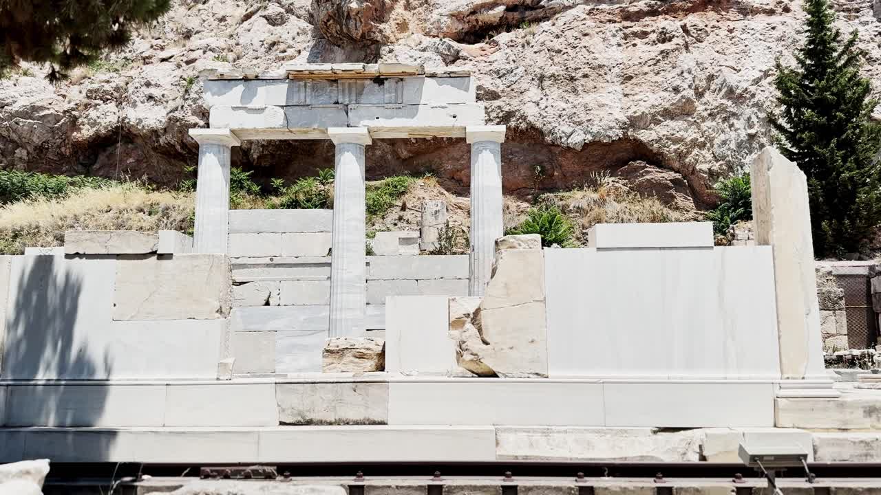 Choragic Monument of Thrasyllus at the Acropolis, Athens, Greece