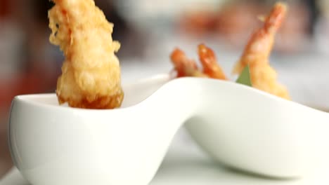 cangrejo tempura