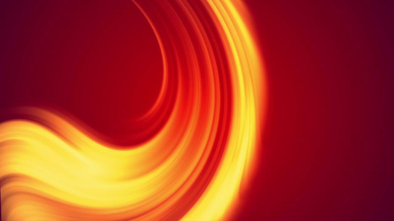 빛나는 빨간색, 노란색, 오렌지색 색의 추상적인 혼합 그라디엔트는 액체 표면처럼 천천히, 순환적으로 변합니다. 4k 매끄러운 원활한 루프 애니메이션, 창의적인 추상적인 배경, 루프 47