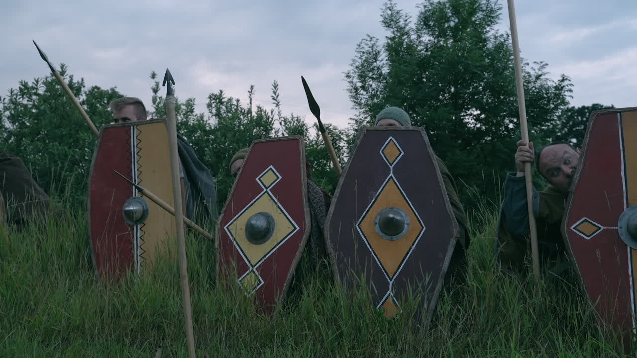 Roman Legionary Shield Wall Formation