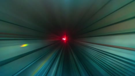 4k, time lapse underground railways fast speed motion of singapore city