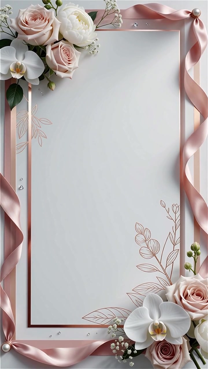 Minimalist Luxury Wedding Invitation Background