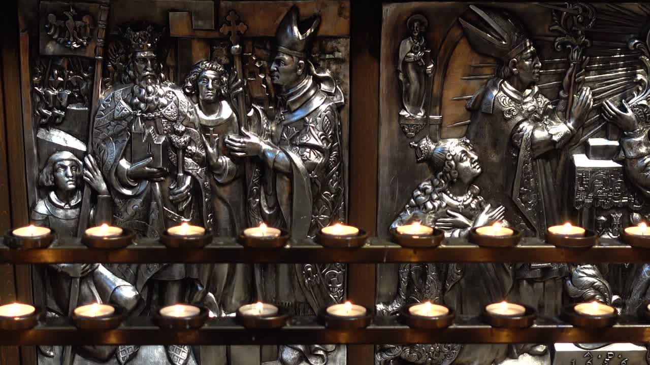Riprese della Cattedrale Cattolica. Leopoli, Ucraina