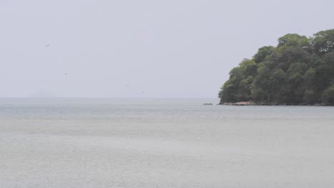 tranquil island seascape