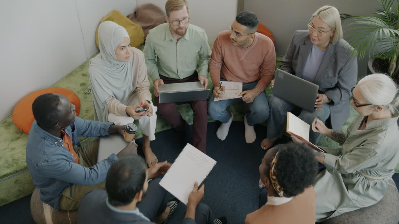 Diverse Group in a Collaborative Meeting