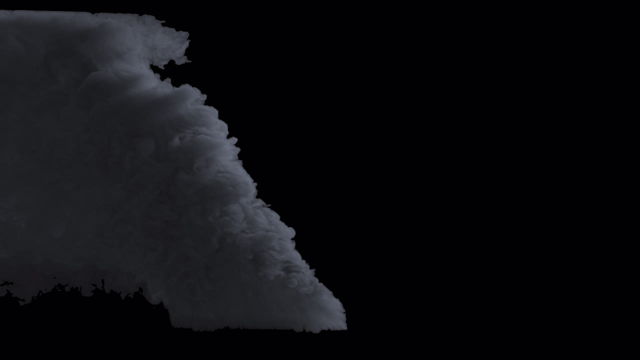 어두운 연기 구름