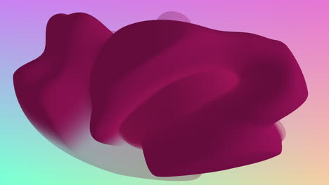 Rainbow fantasy neon abstract sphere on fashion gradient