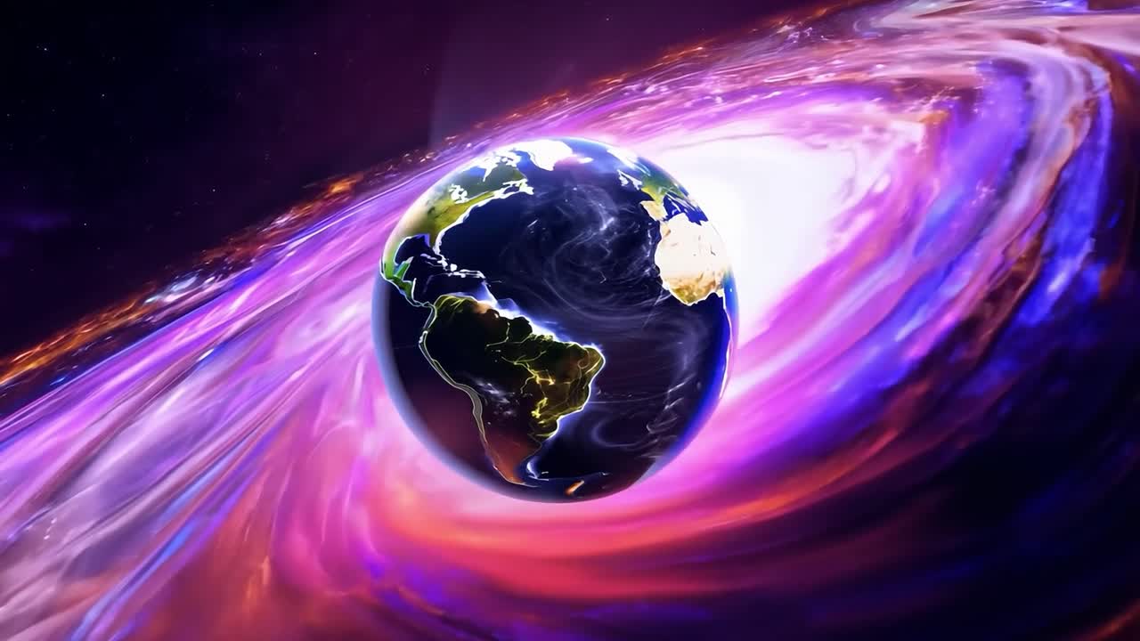 la tierra en una galaxia espiral