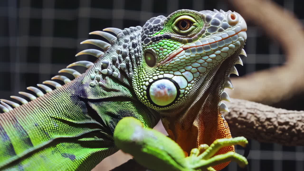 Close-up of a Green Iguana