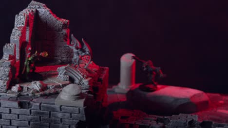 Dungeons-Und-Drachenminiaturen-Im-Schloss