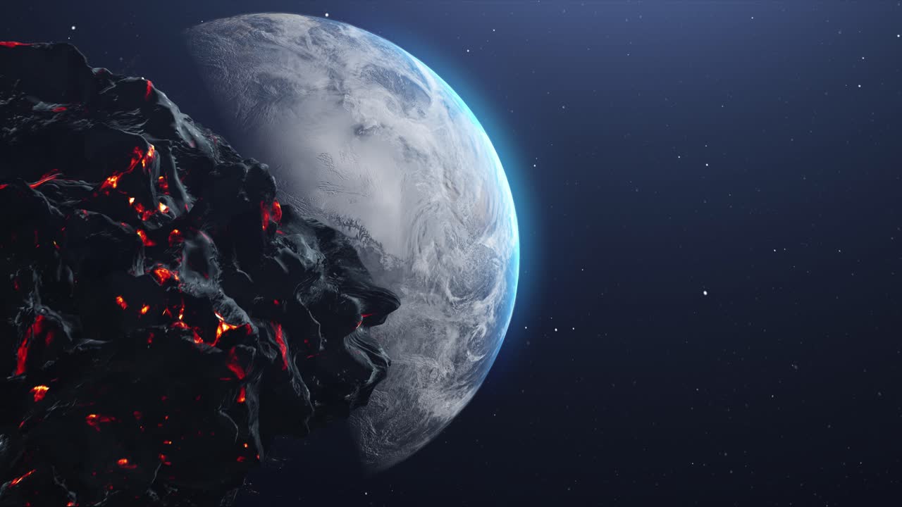 impacto de un asteroide en la tierra