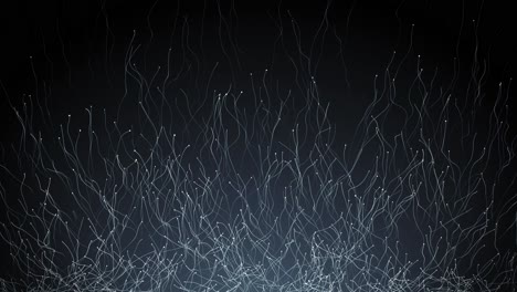 fondo de líneas de partículas abstractas