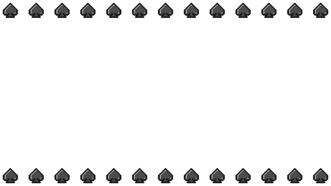Pixel Art Spade Frame Animated Overlay 1080p Transparent 30 fps (6).mov