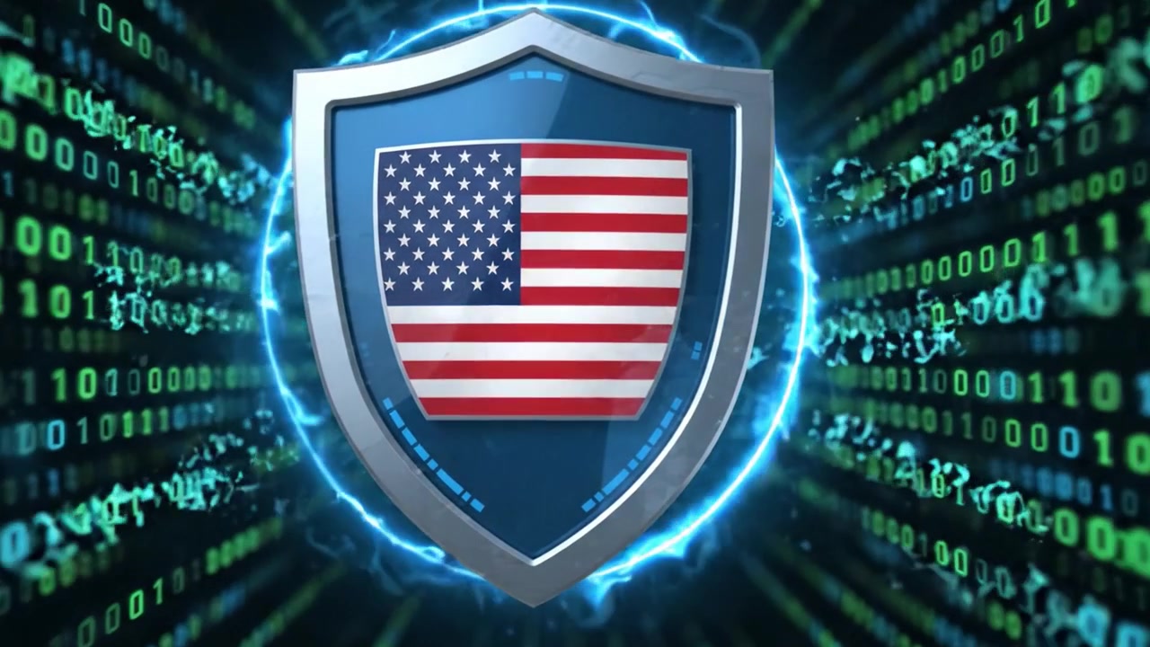 A Visual Representation of Cybersecurity with a Shield Symbol Surrounded by Streaming Binary Code, Highlighting the Importance of Digital Protection and Data Security.