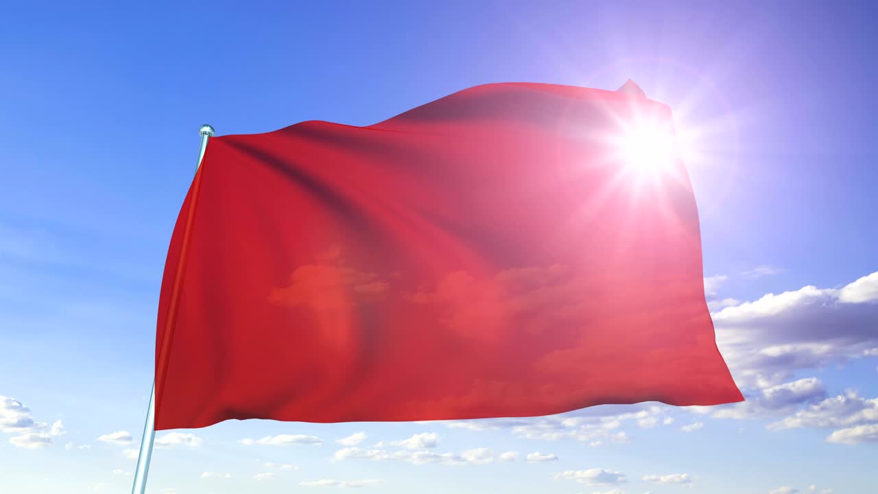 bandera roja (en bucle)