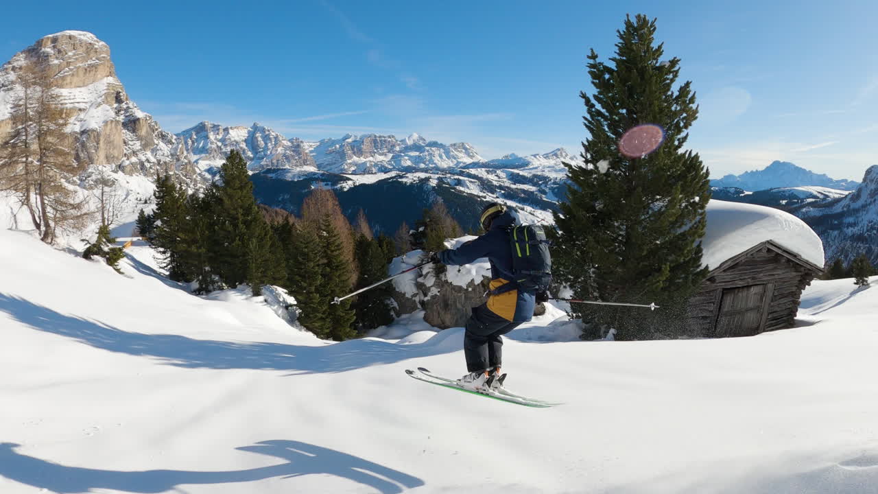 кататься на лыжах в горах
